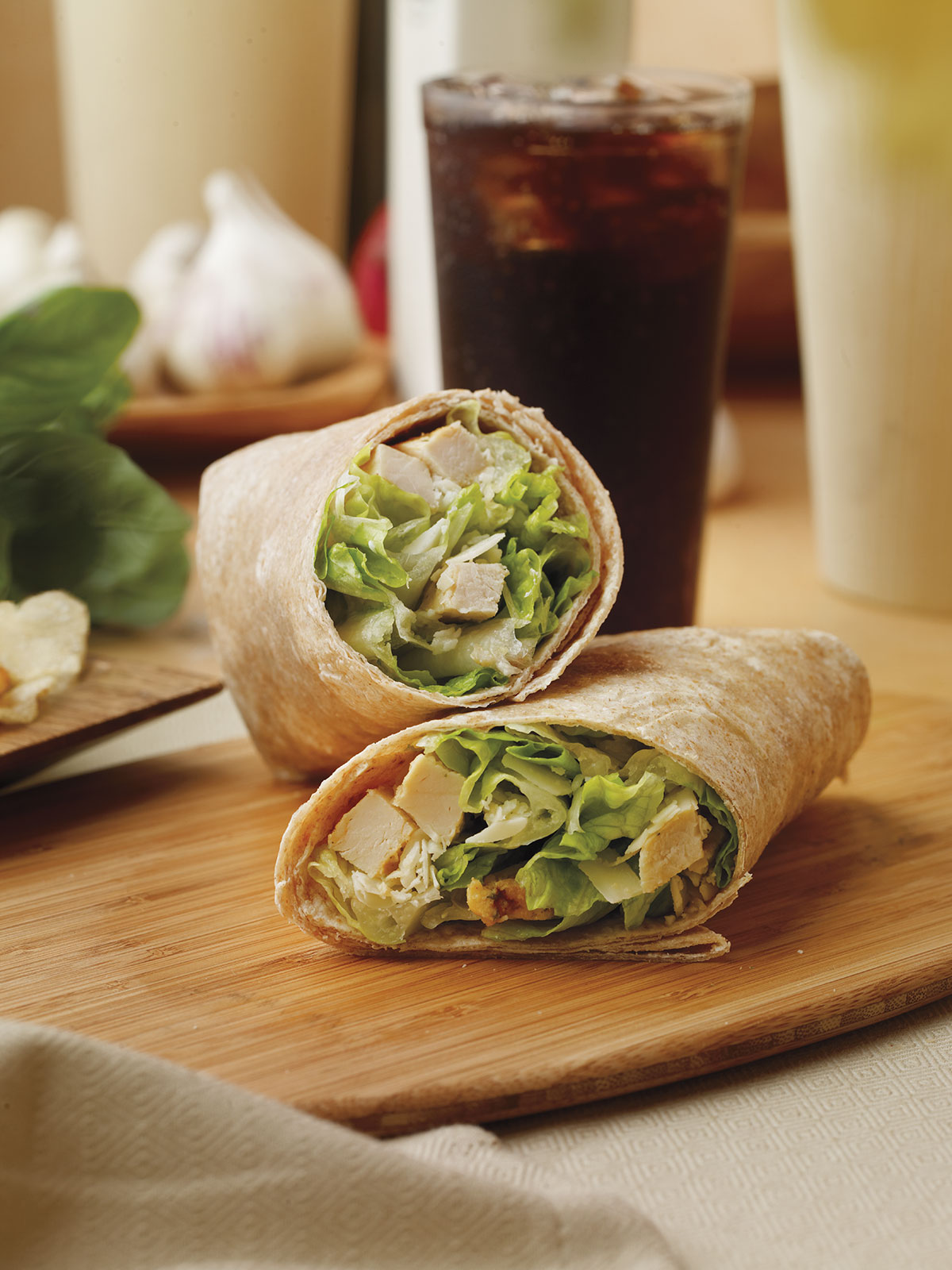 Chicken Caesar wrap